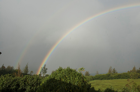 Double Rainbow over Hanalei Bay